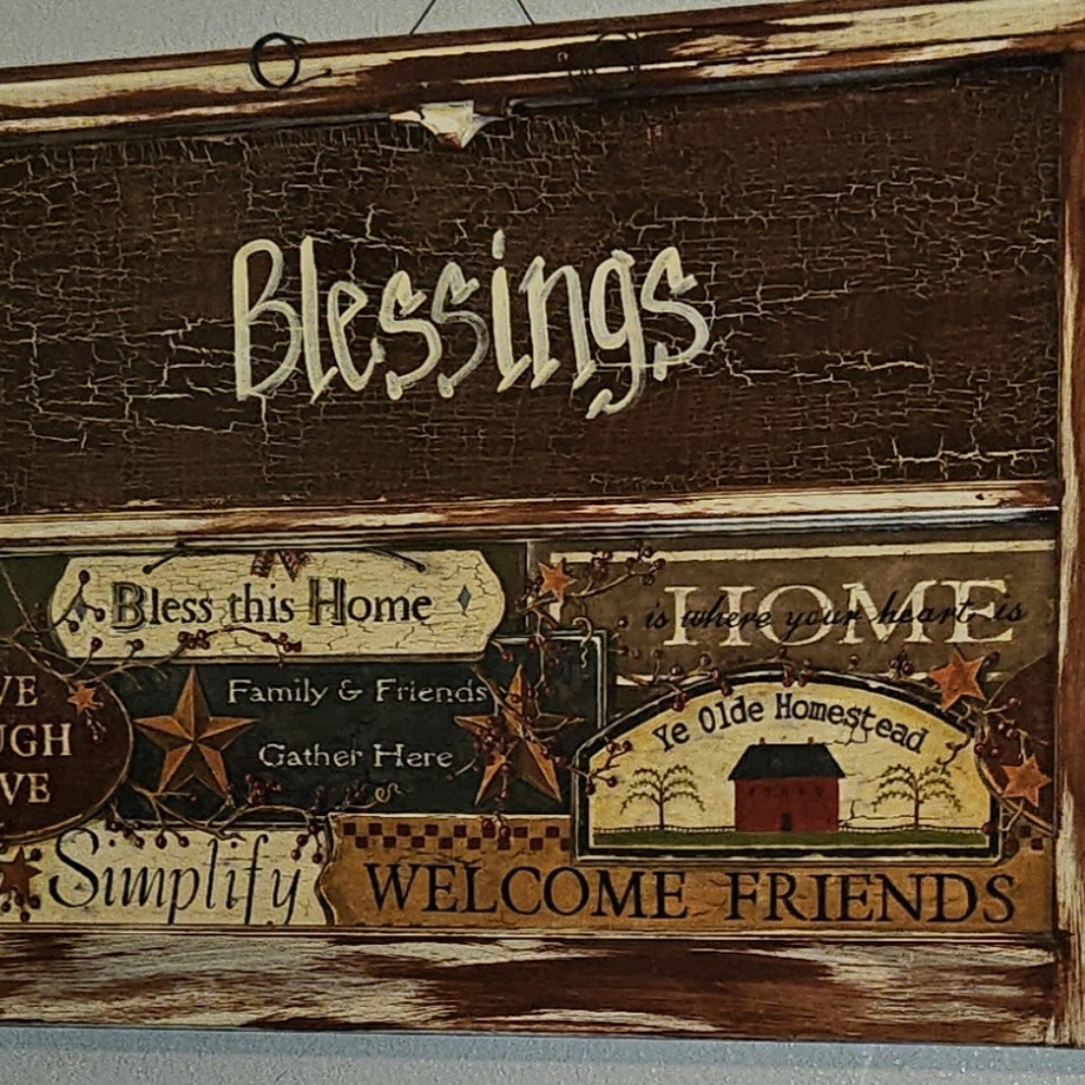 Wall plaque size